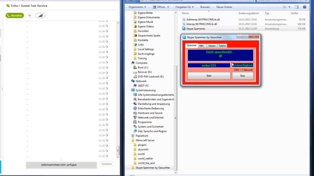 Skype Spammer by Gesuchter смотреть онлайн