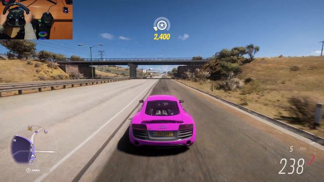 Pink Audi R8 Driving - Forza Horizon 5 Gameplay - Using Logitech G920 Steering Wheel смотреть онлайн