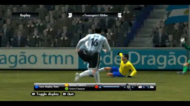 PES 2008: Brazil vs Argentina смотреть онлайн