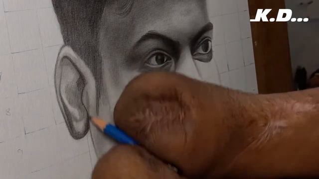 full video of New commission pencil sketch work from Mangalore | unique artist смотреть онлайн