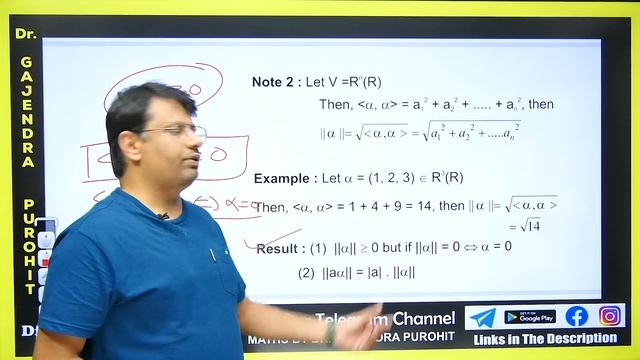Inner Product Space | Normed Linear Space - Concepts & Example By @gajendrapurohit смотреть онлайн