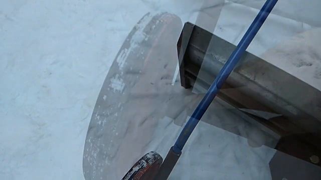 Ручной отвал для уборки снега своими руками. смотреть онлайн