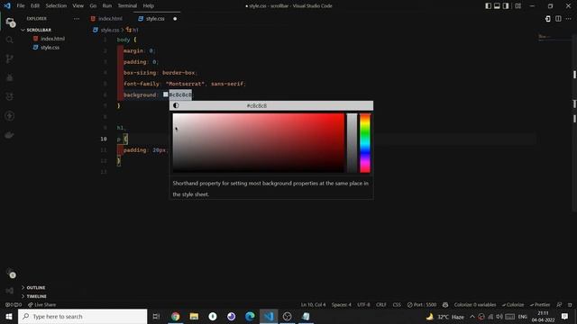 How To Create Custom Scrollbar In CSS смотреть онлайн