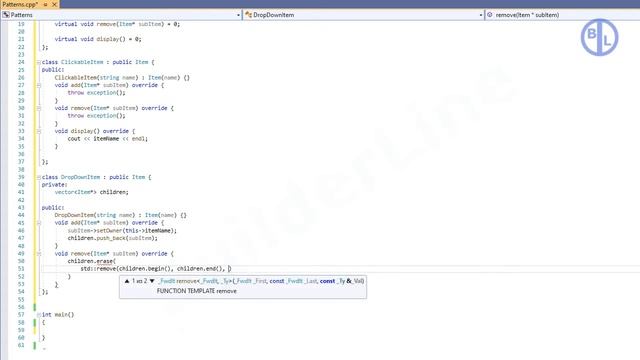 C++. Паттерн проектирования программ "Компоновщик (Composite)". смотреть онлайн