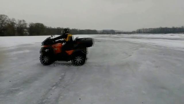 Зимние покатушки на CFmoto 600 и 800 смотреть онлайн