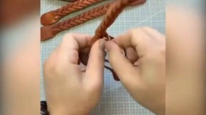 Как сделать плетеный браслет из кожи? Вытворяшки