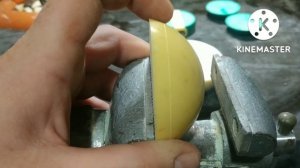 #1 Как сделать четки - погон из бильярдного шара.