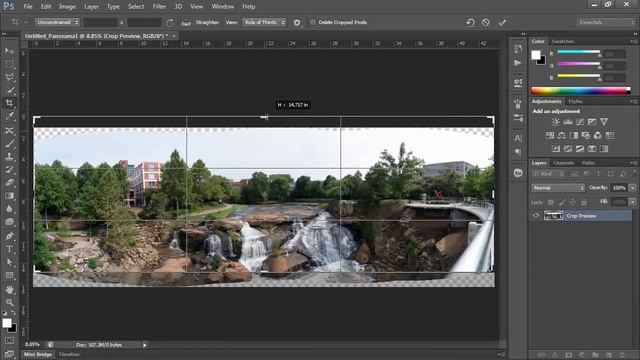 Photoshop CS6 Panorama Photomerge смотреть онлайн