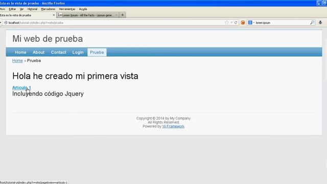 Tutorial Yii Framework parte 6 - Las páginas estáticas смотреть онлайн