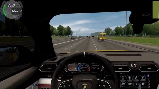 Lamborghini Urus | City Car Driving [Steering Wheel Gameplay]#citycardriving #lamborghini  #urus