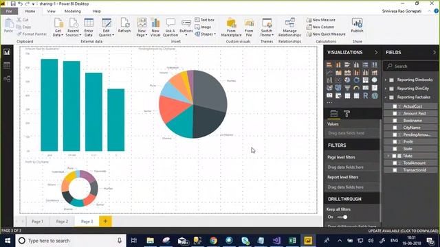 Publishing report in Power BI service | Power BI Online Training | Power BI Guru смотреть онлайн