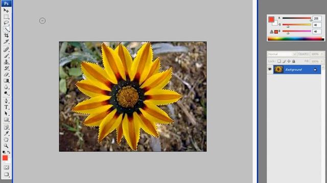 Kako isjeci deo slike i staviti ga na drugu sliku-PhotoShop CS3. смотреть онлайн