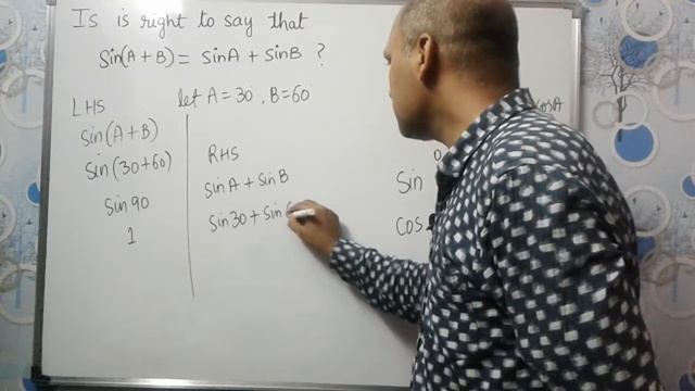 Is it right to say sin(A+B)=sinA+sinB? смотреть онлайн