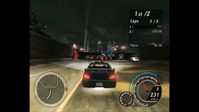 NFS Underground 2 Final Race RN vs. Caleb смотреть онлайн