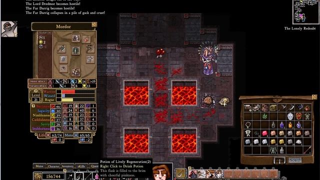 Dungeons of Dredmor - Final Boss Lord Dredmor (vampirism-melee) смотреть онлайн