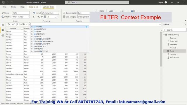 Row Context VS Filter Context | MS Power BI | Hindi смотреть онлайн