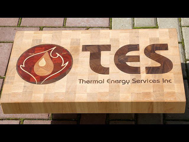 A company logo end grain cutting board смотреть онлайн