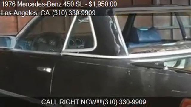 1976 Mercedes-Benz 450 SL TWO TOPS for sale in Los Angeles, смотреть онлайн