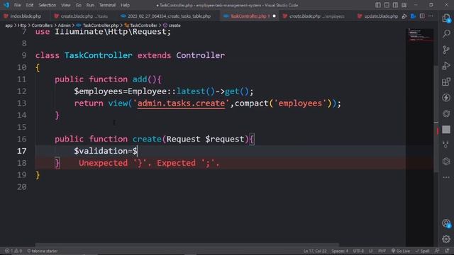 Mastering Laravel:Add Task Employee Task Management System Development смотреть онлайн