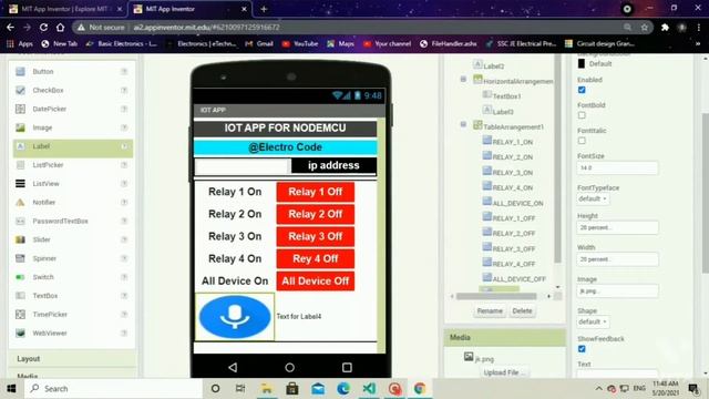 VOICE & BUTTON CONTROLLED IOT (NODE-Mcu) ANDROID App MAKING USING MIT App INVENTOR!! смотреть онлайн