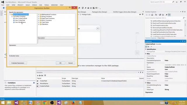 For-each Item Enumerator in For-each Loop Container - SQL Server Integration Services Tutorial смотреть онлайн