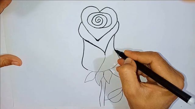 How to Draw a Rose | Pencil Drawing | Drawing with Pencil | Drawing with Colors смотреть онлайн