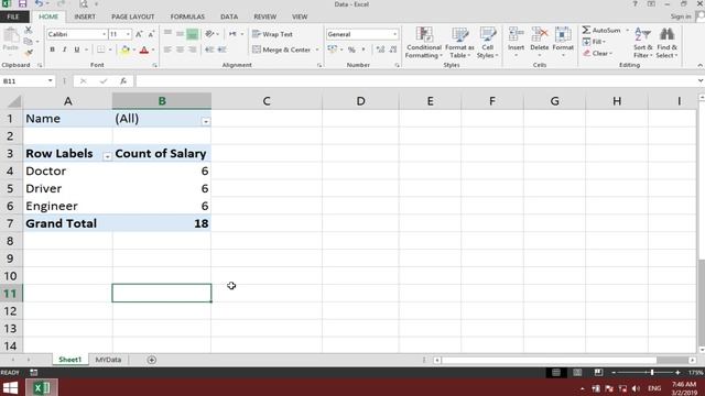 Microsoft Excel Tutorial in Pashto PivotTable or Table Part 12 смотреть онлайн