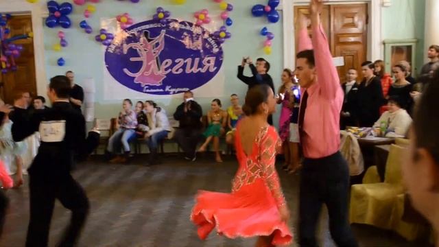 Клуб спортивного бального танца Элегия г.Кременчуг - Ballroom dance. Ukraine смотреть онлайн