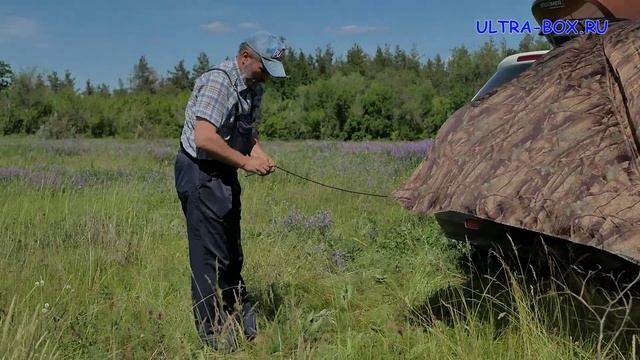 Автомобильный  ЗОНТИК (тент)  от солнца и дождя. Маркиза