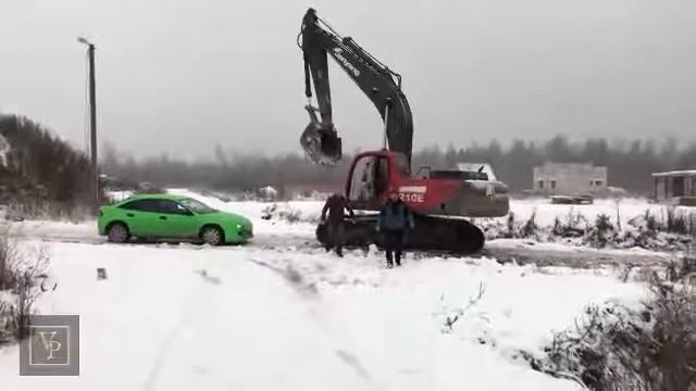 Проучил быдло на дороге