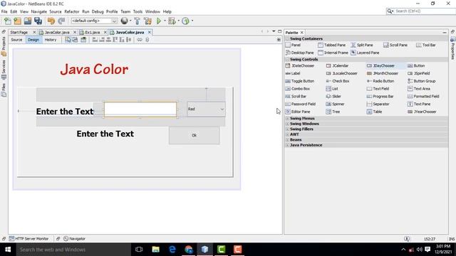 Java Color Change Example смотреть онлайн
