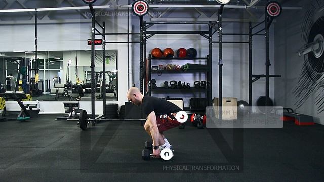 Становая с гантелями (Dumbbells Deadlift)