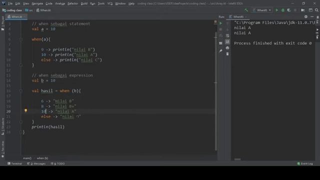 Belajar Kotlin Bahasa Indonesia - 21. When Expression смотреть онлайн