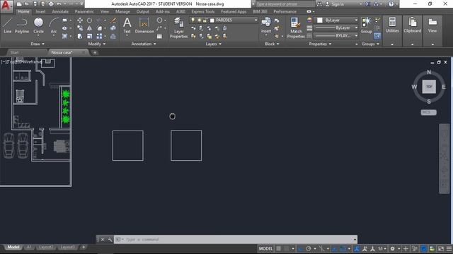 AutoCAD 2017 - 02/10 - Curso básico para iniciantes - Comandos principais смотреть онлайн