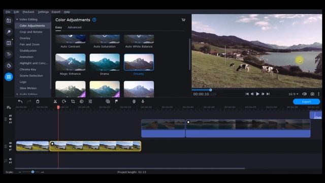 Basics of COLOR Correction in Movavi 2022 (Make your Video look Beautiful) смотреть онлайн