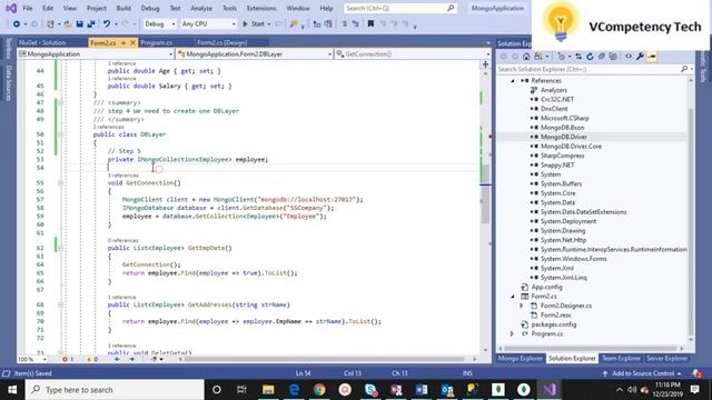 .Net MongoDB Connection with MongoDB.Driver (small .Net Project) смотреть онлайн
