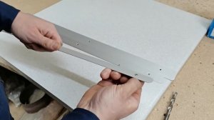 Как правильно установить торцевую планку на столешницу