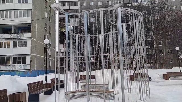 Мурманск. От ул.А.Невского по проспекту Героев Североморска.Сквер Полярной девизии. смотреть онлайн