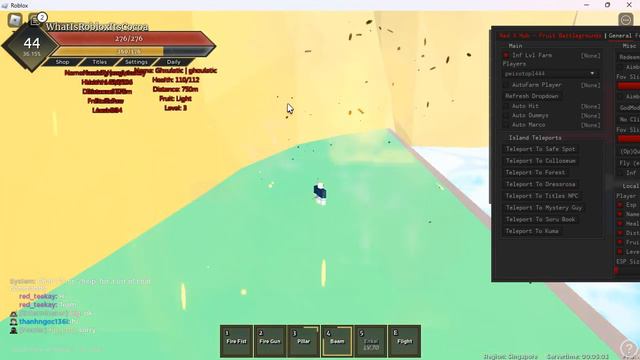 FRUITS BATTLEGROUND SCRIPT GUI HACK! FARM INFINITE GEMS, XP, FARM PLAYERS, GET ANY FRUIT! *PASTEBIN