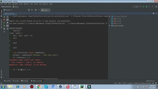 What is tuple and namedtuple | python tutorial | Tuple Vs Named Tuple смотреть онлайн