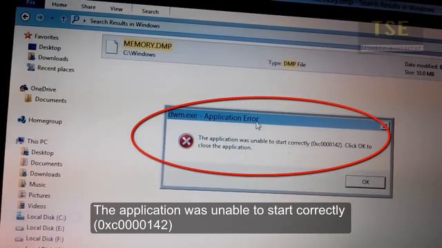 The application was unable to start correctly (0Xc0000142). Application error in Windows 8.1 смотреть онлайн
