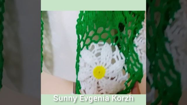 НАКИДКА С КАПЮШОНОМ "РОМАШКИ" смотреть онлайн