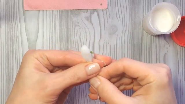 МК "Подснежник из холодного фарфора" смотреть онлайн