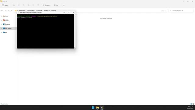 Curso de Git | Como Configurar El user.name y user.email (Configuración Git) Por La Consola Git Bas смотреть онлайн