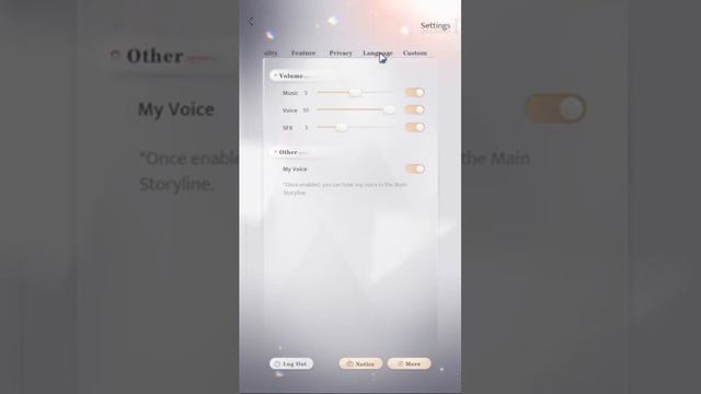 [Love and Deepspace] How to change in-game voice over with English sub смотреть онлайн
