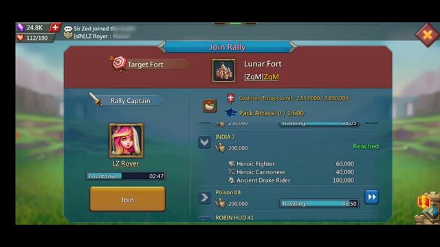 Wonder Battle and War rallies | WoW|Lords Mobile | sIN смотреть онлайн