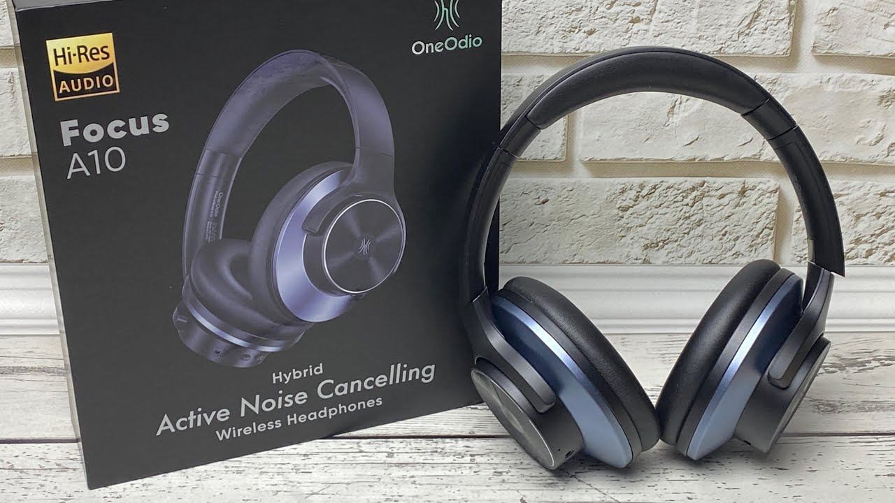 Беспроводные наушники OneOdio Focus A10 Hi-Res с двойным ANC аналитика внешнего и внутреннего шума. смотреть онлайн