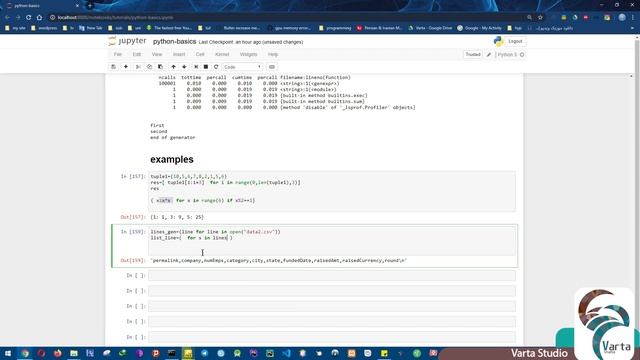 15- Exercises: using one line for, using generators, read csv files, zip, dict[پایتون در 13 ساعت] смотреть онлайн