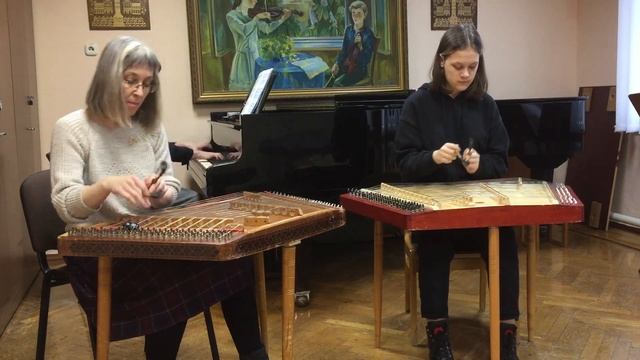 "Цыганская венгерка", обр.И. Шапорина-Н.Бекназарова, играют Лашукевич Ульяна и Бовбель Юлия. смотреть онлайн