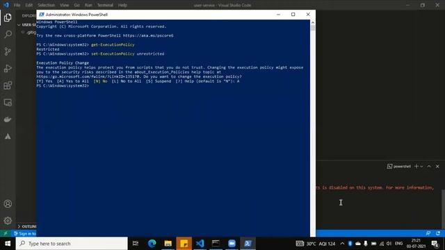 tsc ps1 cannot be loaded because running scripts is disabled on this system смотреть онлайн